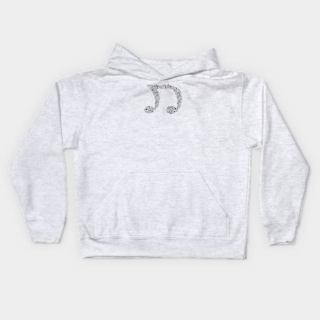 Music note Kids Hoodie by Xatutik-Art